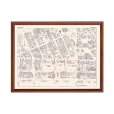 Old Map of Brooklyn, NY 1947 - Vintage Brooklyn New York Art