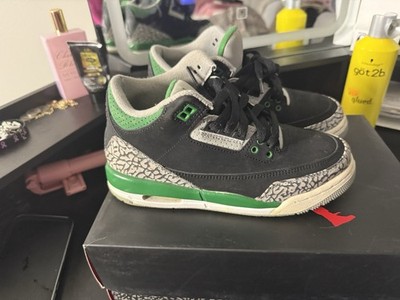 Jordan 3 S Size 4.5 Pine Green! Used! Good conwith Box!! Barely Worn! Nike Retro