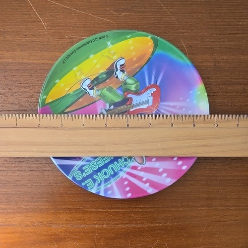 Juego de 2 placas de guitarra de 8" de plástico melamina Chuck e Cheese's de colección 2009 - Imagen 5 de 5