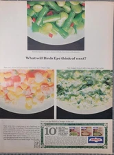 Birds Eye Food with coupon Vintage Print Ad / Poster 1964