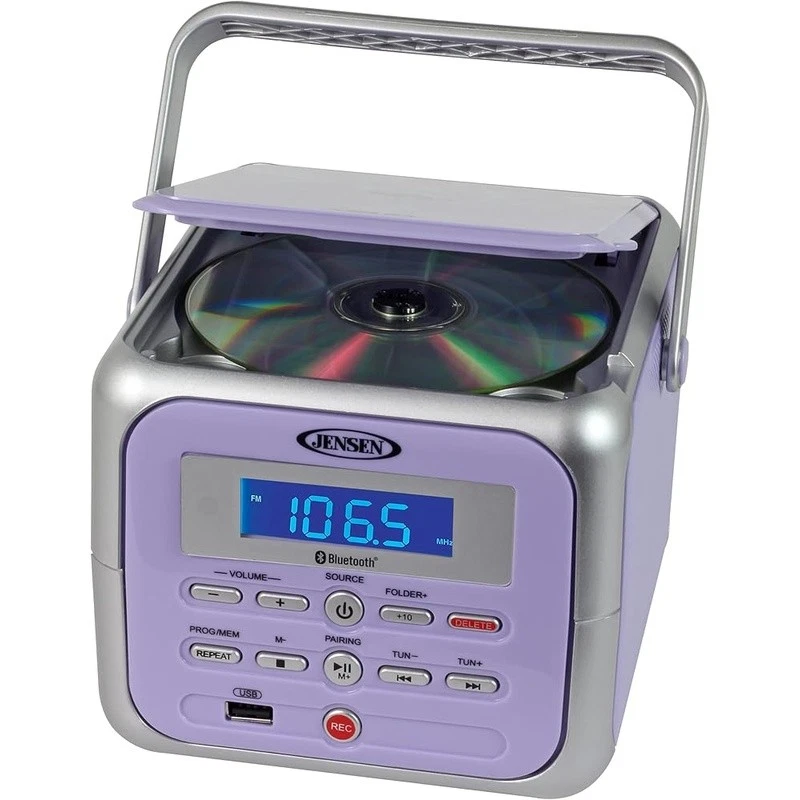 Top Loading CD MP3 Player Bluetooth FM Radio USB Recording Stereo Audio Stream - Image 4 of 4