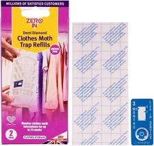 Zero In Clothes Moth Killer s trap refill Place in Wardrobes, Cupboards an