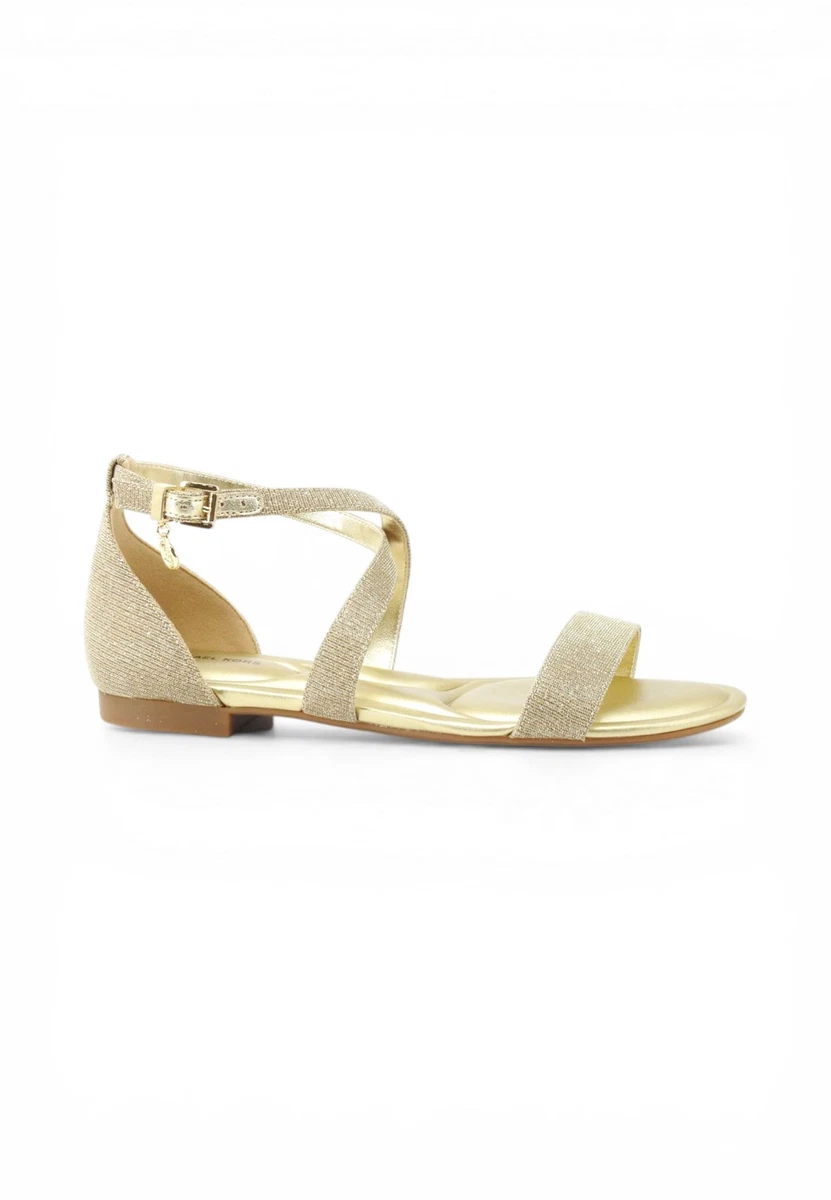 Michael Kors Mk Signature Logo Slide Sandal in Black Michael Kors Mk Signature Logo Slide Sandal in Black