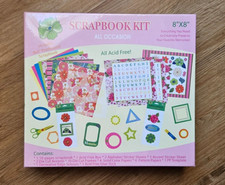 All Occasion Scrapbook Kit 8x8   New Sealed Papers Stickers Frames Scissors