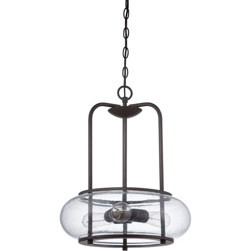 Trilogy - 3 Light Large Pendant - 20 Inches high-Brushed Nickel Finish - Picture 3 of 9
