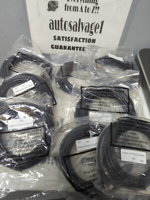 ETHERNET,5E UTP,BOOTED PATCH CABLE 350MHZ 15 FT LOT OF 8 NEW 