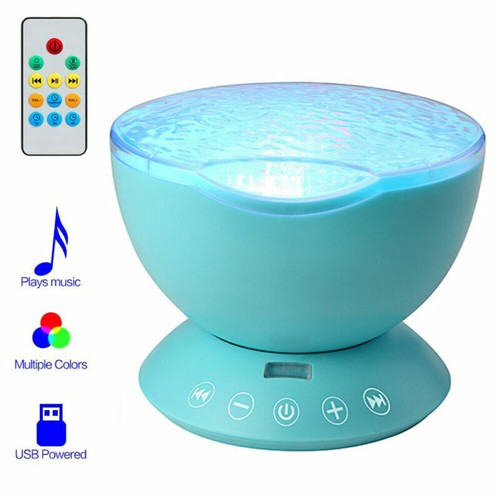 LED Projektor Sternenhimmel Ozean Lampe Wasserwellen-Welleneffekt Lautsprecher - Bild 17 von 17