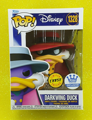 FUNKO POP DISNEY #1328 DARKWING DUCK (CHASE) FUNKO SHOP VINYL FIGURE   