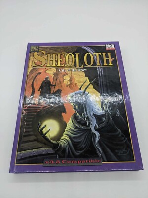 mongoose Publishing 2003 D20 Sheoloth City of the Drow Near Mint Condition!