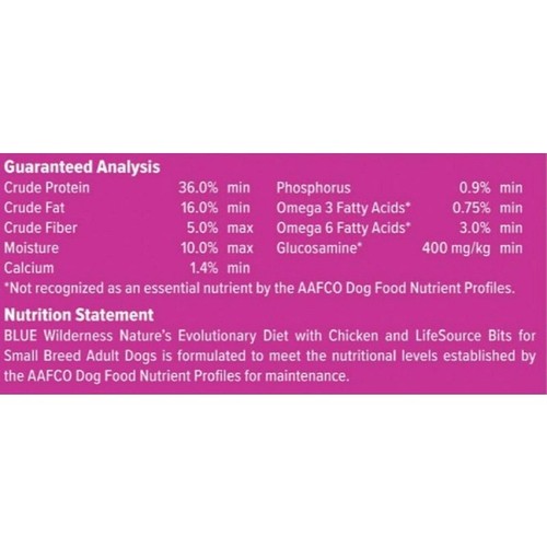 Blue Buffalo Wilderness Breed Dry Dog Food Wholesome Grains, Chicken 4.5 lbs. - Picture 15 of 15