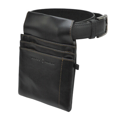 2-tlg Kellner Holster + 120 cm Gürtel Halfter Tasche Colt Kellnerset schwarz