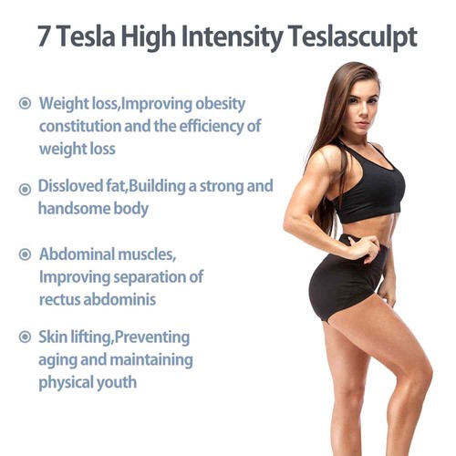 Máquina de belleza muscular escultura adelgazante corporal electromagnética R-F de 4 asas - Imagen 7 de 33
