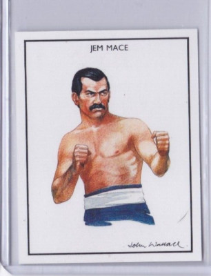 1991 Victoria Gallery Boxing Greats #18 JEM MACE ID6