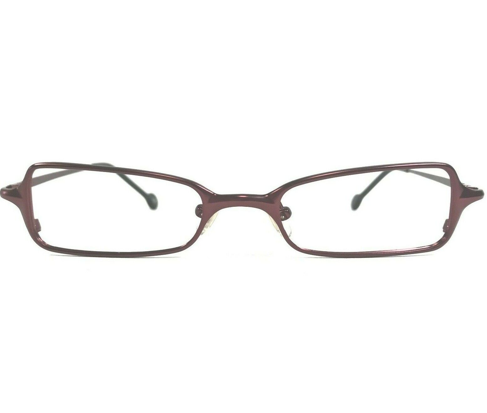 l.a.Eyeworks WHIP 578 Eyeglasses Frames Red Rectangular Full Rim 48-20-130 Nowa cena pracy