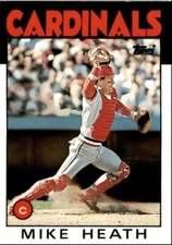 1986 Topps Traded Mike Heath St. Louis Cardinals #46T