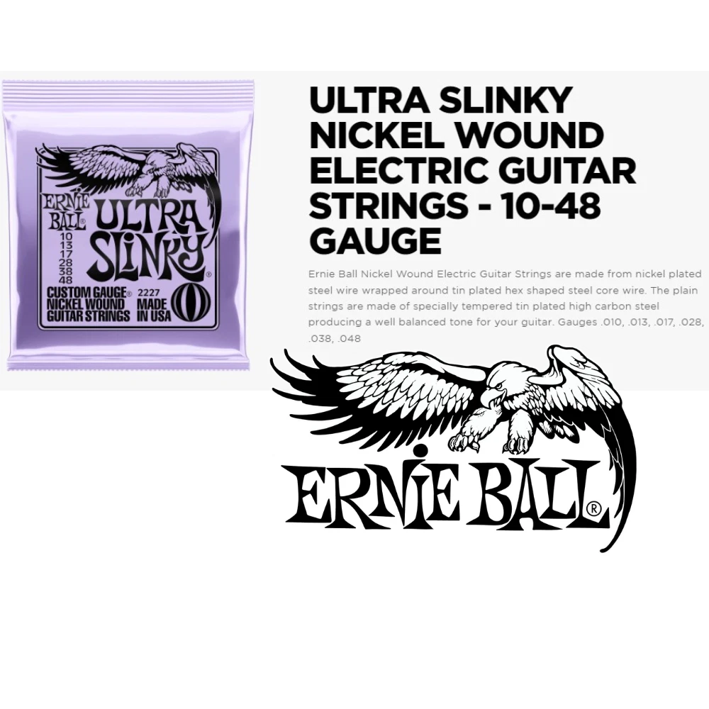 Ernie Ball Ultra Slinky 2227 (1048) 器材