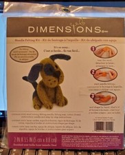 Dimensions Green Puppy Needle Felting Kit. New  RARE 