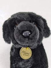 BLACK LAB PUPPY, Miyoni by Aurora, plush puppy dog, Stuffed Animal, NEW w/ Tag