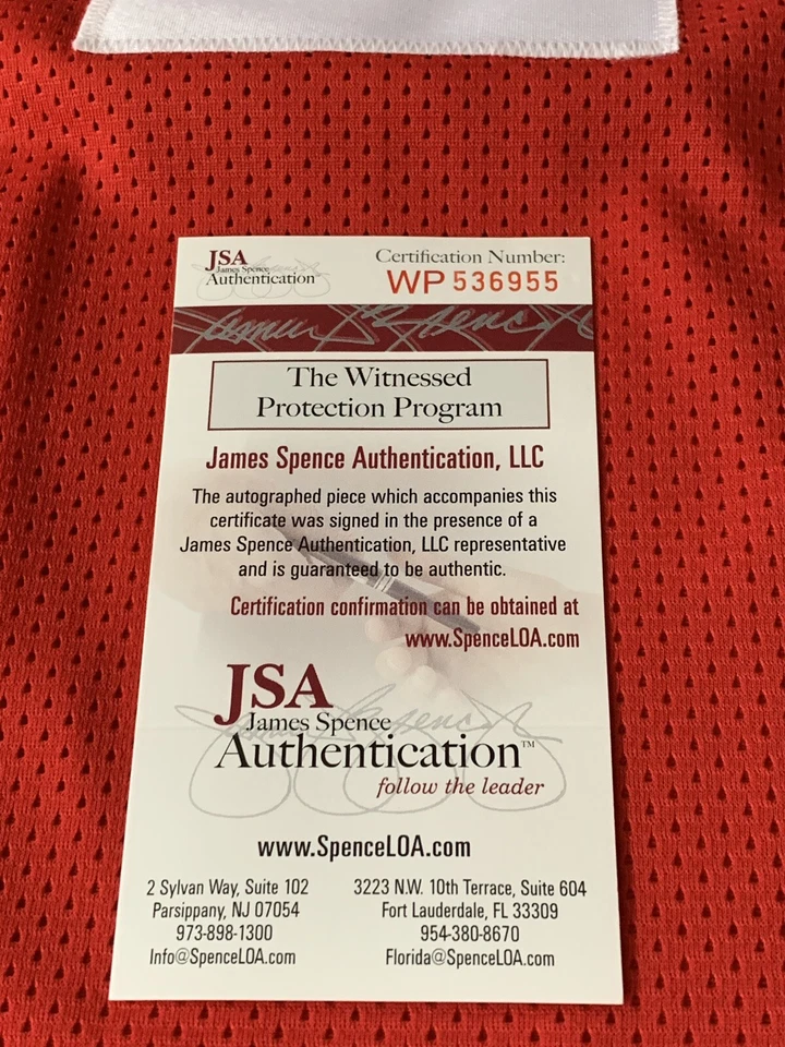 Ty Montgomery Autographed/Signed Jersey JSA COA Stanford Cardinal - Image 4 of 4