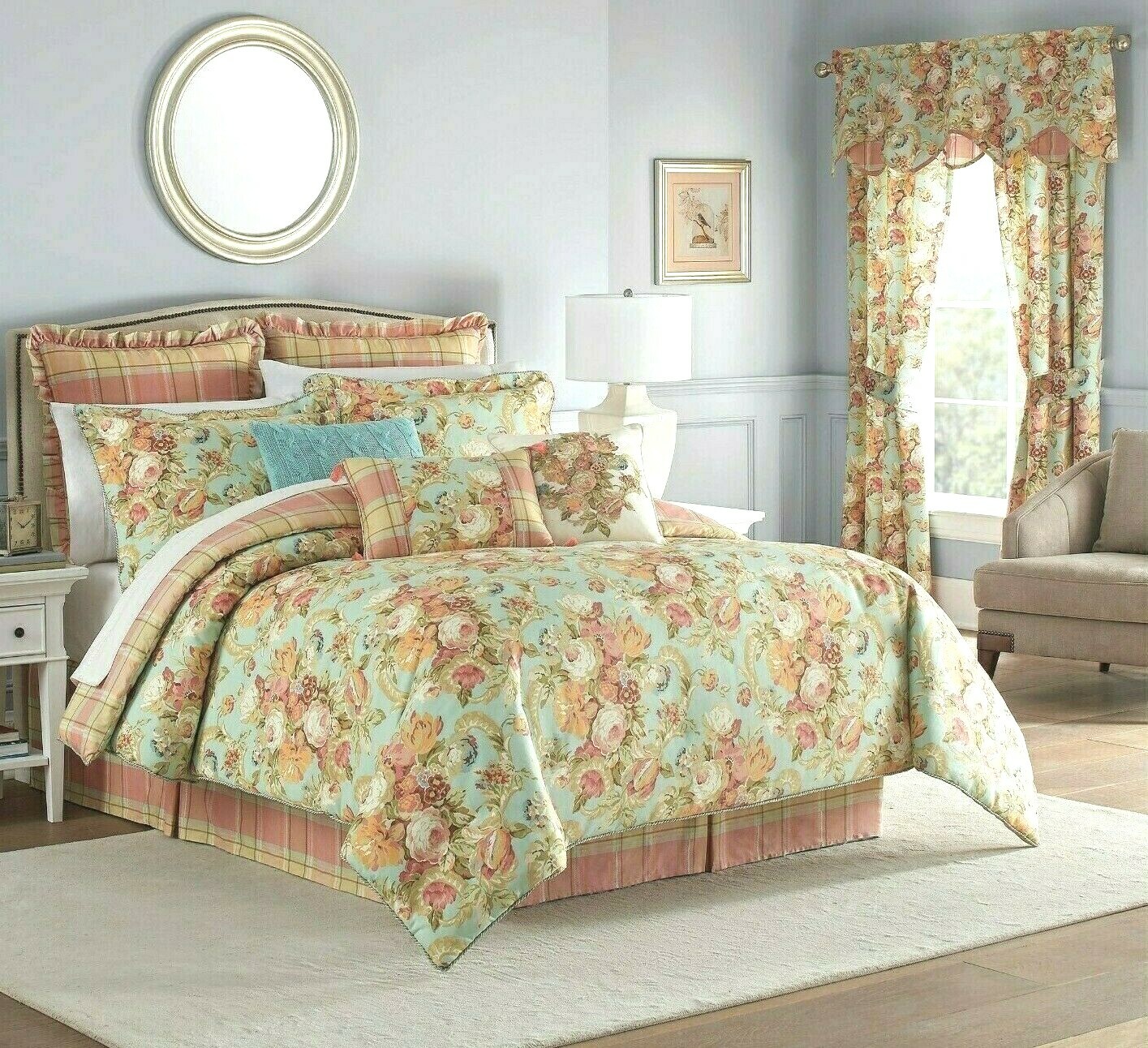 WAVERLY Spring Bling Vapor QUEEN 4PC 