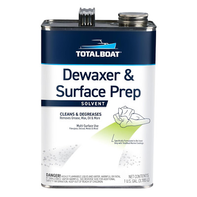 TotalBoat Dewaxer & Surface Prep Gallon Cleans Fiberglass Removes Contaminants