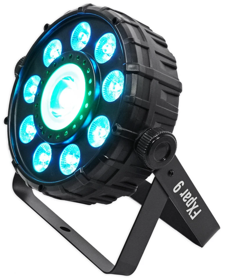 Chauvet DJ FX Par 9 DMX Multi-Effect LED, SMD RGB+UV Strobe Par Light + Remote - Image 2 of 4