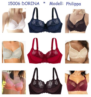     DORINA 15006 PHILIPPA Formbügel-BH feste Qualität viele Farben Spitze BRA