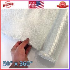 Fiberglass 1708 Biaxial Mat Cloth 50" x 360" Premium Quality 50 Inch Wide...