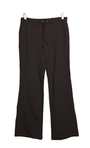 Alex & Sophia Women Black Velvet Front-Slit Flare Pants 