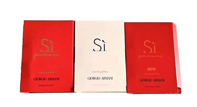 Armani Si + Si Passione + Si Passione Eclat 3 x 1,2 ml Parfum Proben