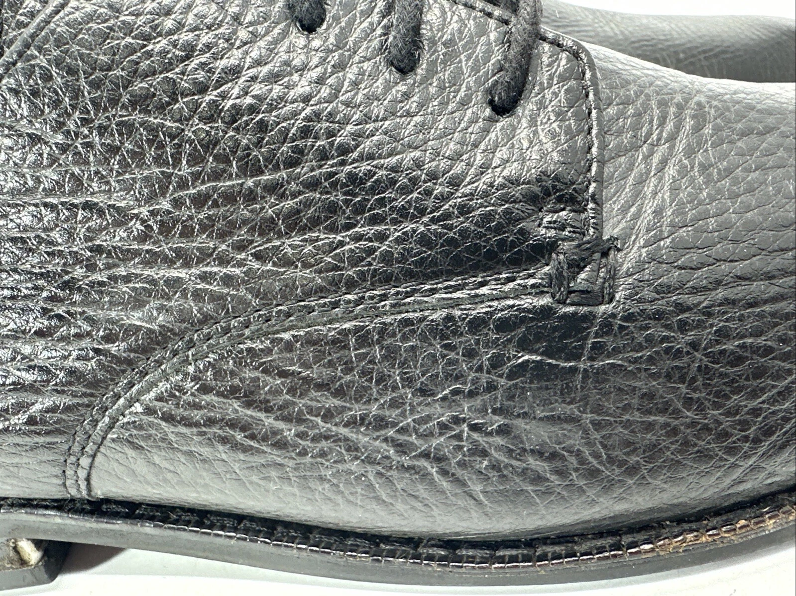 COACH scarpe eleganti uomo vintage US 10 43 nere tutta pelle modello C3101 allacciate