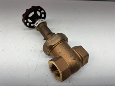 Crane 634E Gate Valve 1'' FNPT 300lb Bronze 400psi Bronze