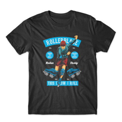 Rollerblade T-Shirt 100% Cotton Premium Tee NEW