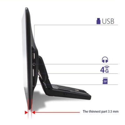 Rear Seat Entertainment For Mercedes GLE W167 Headrest TV Monitor 