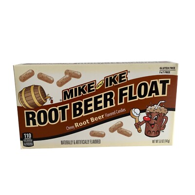 Mike and Ike Root Beer Float Discontinued Rare Theater Box 5 oz READ DESCRIPTION