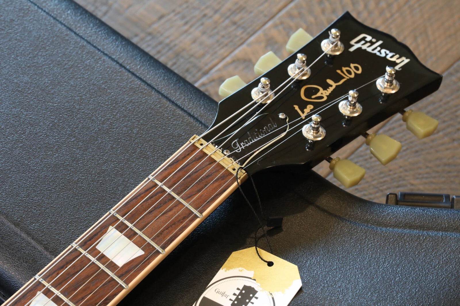 2015 Gibson Les Paul Traditional 100 Single-Cut Electric Guitar Ocean ...