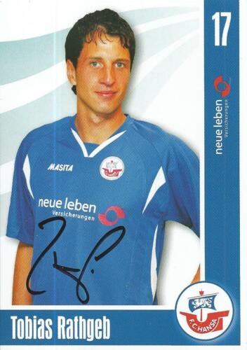 Tobias Rathgeb / autograph card Hansa Rostock / 2006-2007 season - Picture 1 of 1