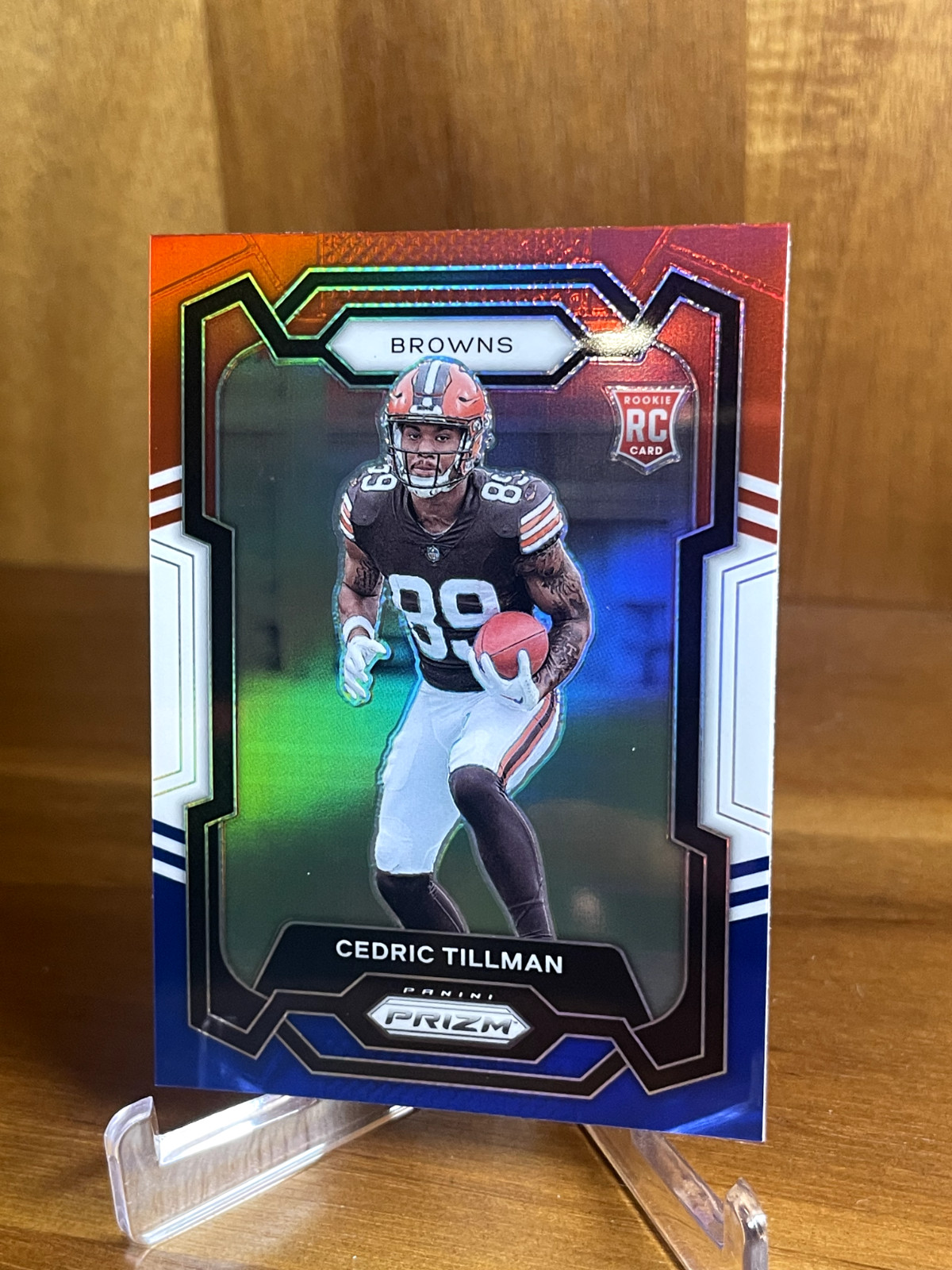 Cedric Tillman 2023 Panini Prizm #321 - Cleveland Browns Red White Blue RC