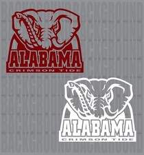 2 Alabama Crimson Tide Cornhole Decals LARGE 12x10" Baggo Bean Bag Stickers