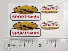 Tonka Sportsman Pick-up Truck Replacement Stickers 1958 To 1961