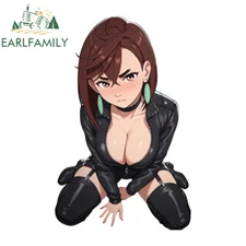 EARLFAMILY 5.1" Momo Ayase Ecchi Boob Waifu Anime Car Decals Vinyl Trunk Sticker