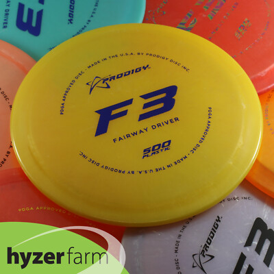 Prodigy F3 500 *pick your weight & color* Hyzer Farm disc golf Fairway driver