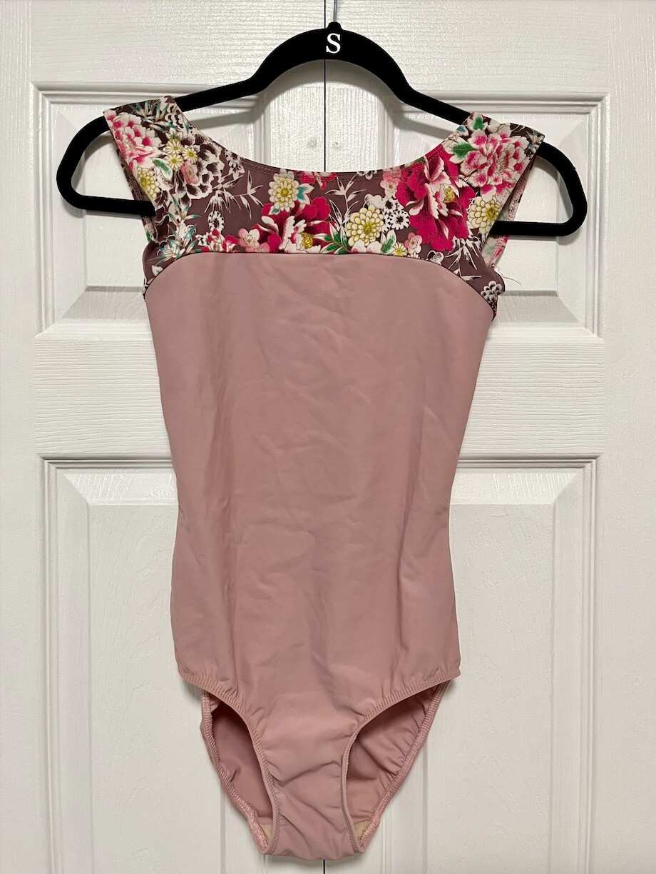 Eleve Kubra Leotard- Navy Blossoms