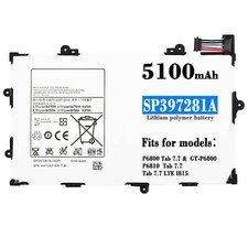 New Replacement Battery SP397281A 1S2P For Samsung Galaxy Tab 7.7 P6800 5100mAh