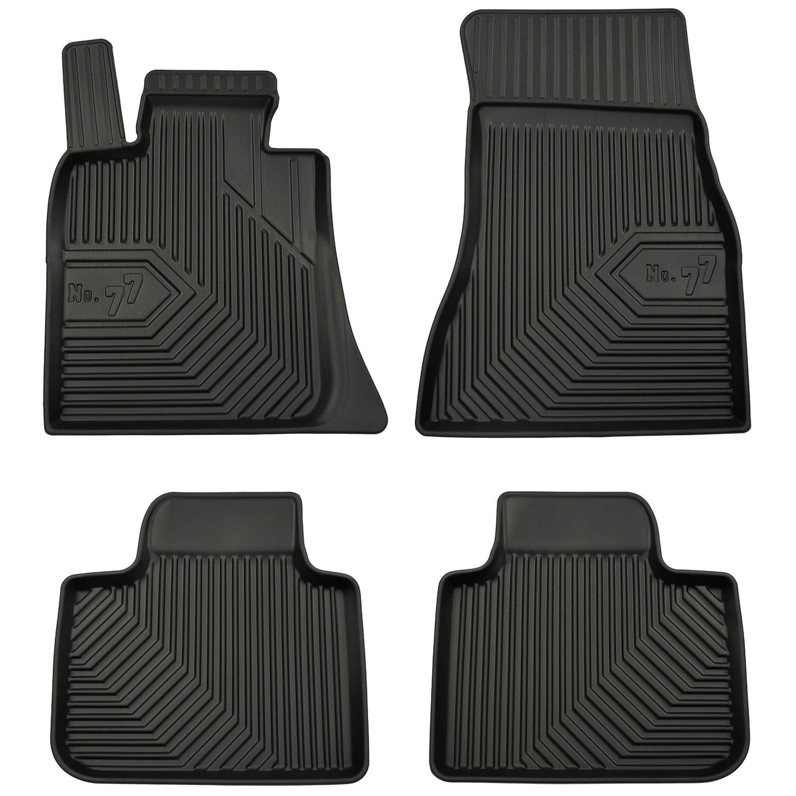 Tapis de sol G32 Frogum No.77 pour BMW Série 6 Gran Turismo en TPE noir