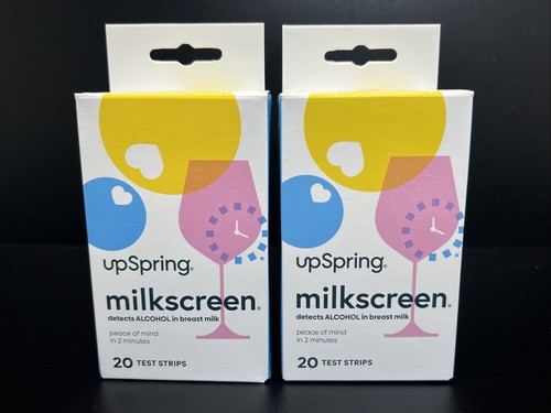 2 Pack! UpSpring Milkscreen for Breastfeeding, Alcohol in Breast Milk ...
