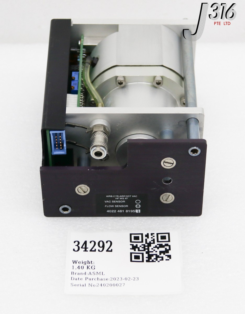 リクエスト 34292 ASML ATLAS VACCUM REGULATOR, 312-1703, 312A1558 4022.481