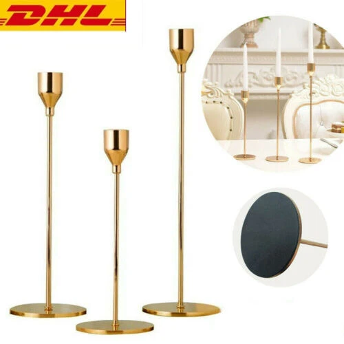 Goldene Kerzenständer & Teelichthalter