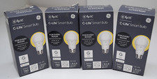 Lot of 4 GE C-Life Smart Bulb A19 Light Bulb Smart App Alexa Google lighting