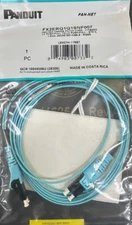 PANDUIT FX2ERQ1Q1SNF007 Cable Fiber Optic LC Duplex To LC Duplex 50/125 7.0' 7FT